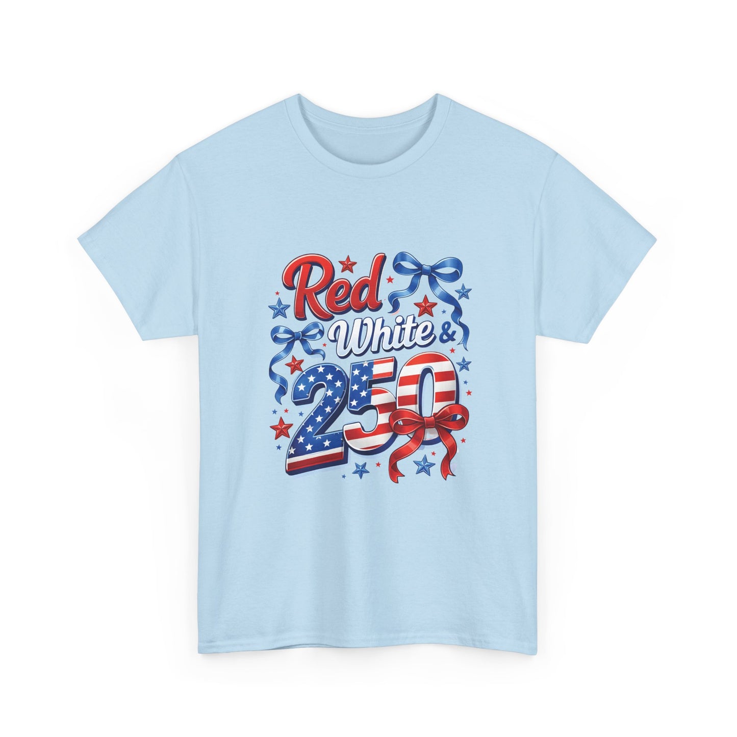 Red White & Blue Patriotic T-Shirt — Fourth of July USA Flag Tee