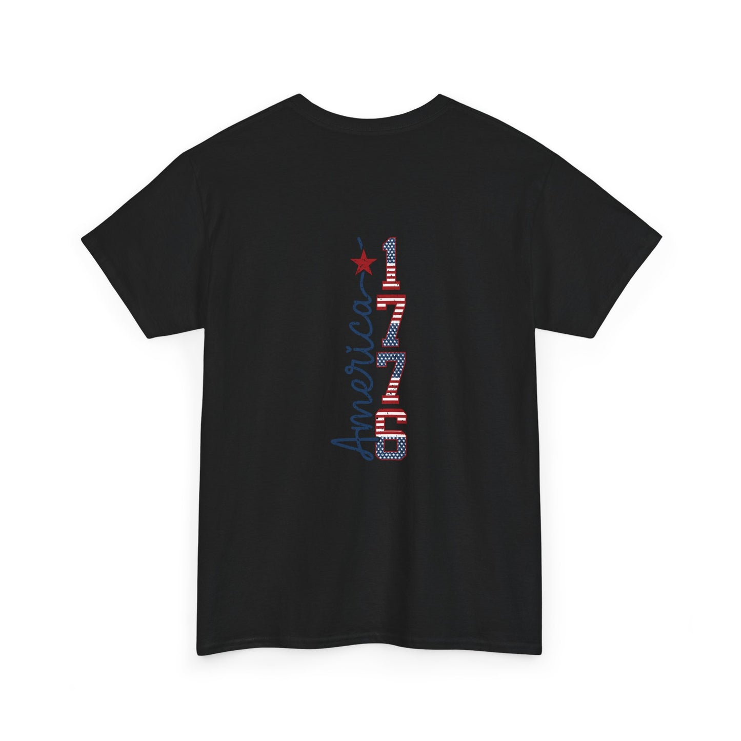 1976 Seventeen 'Land of the Free' Patriotic T‑Shirt