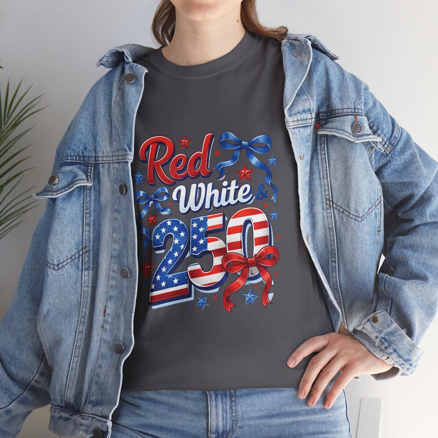 Red White & Blue Patriotic T-Shirt — Fourth of July USA Flag Tee