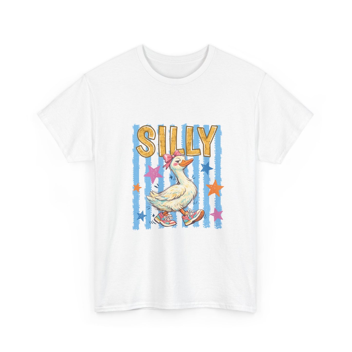 Silly Goose T-Shirt — Whimsical Vintage Duck Graphic Tee