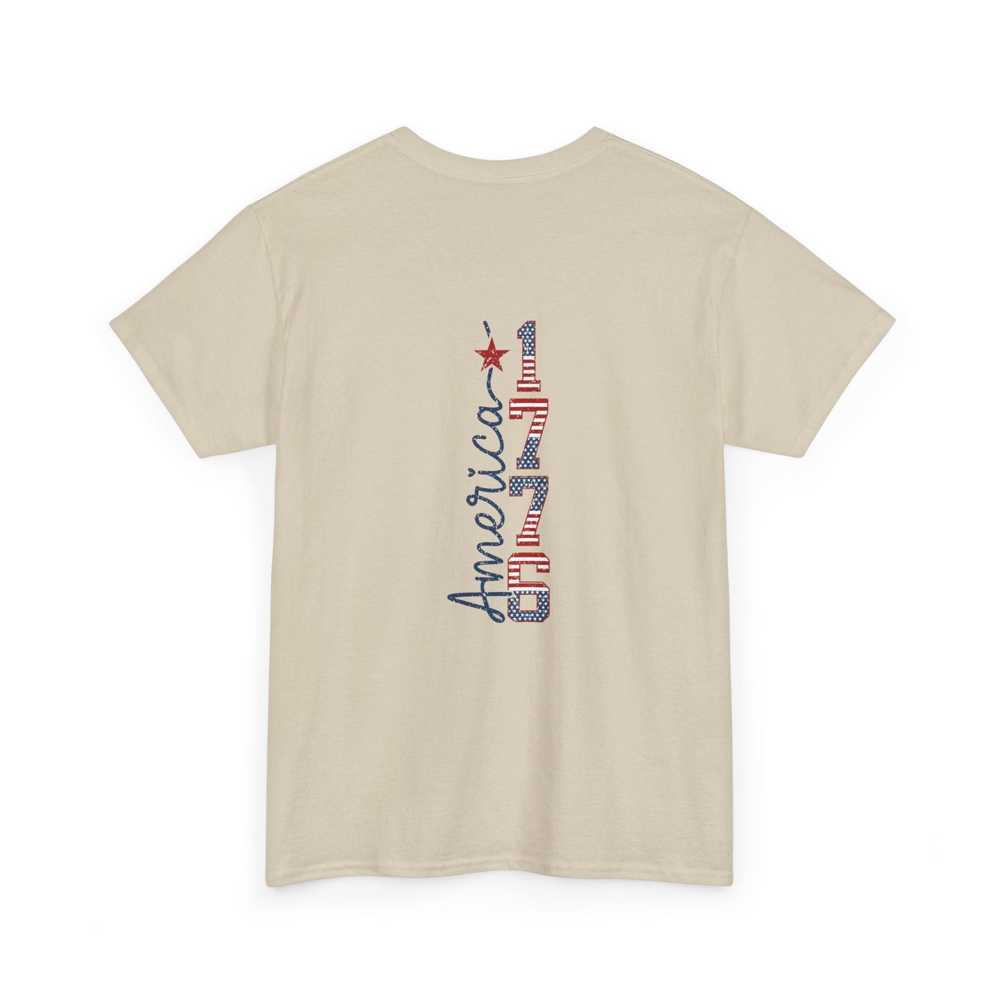 1976 Seventeen 'Land of the Free' Patriotic T‑Shirt