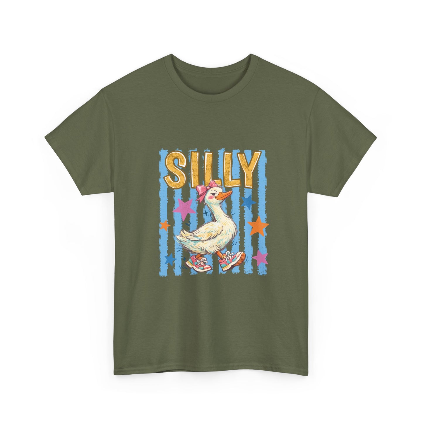 Silly Goose T-Shirt — Whimsical Vintage Duck Graphic Tee