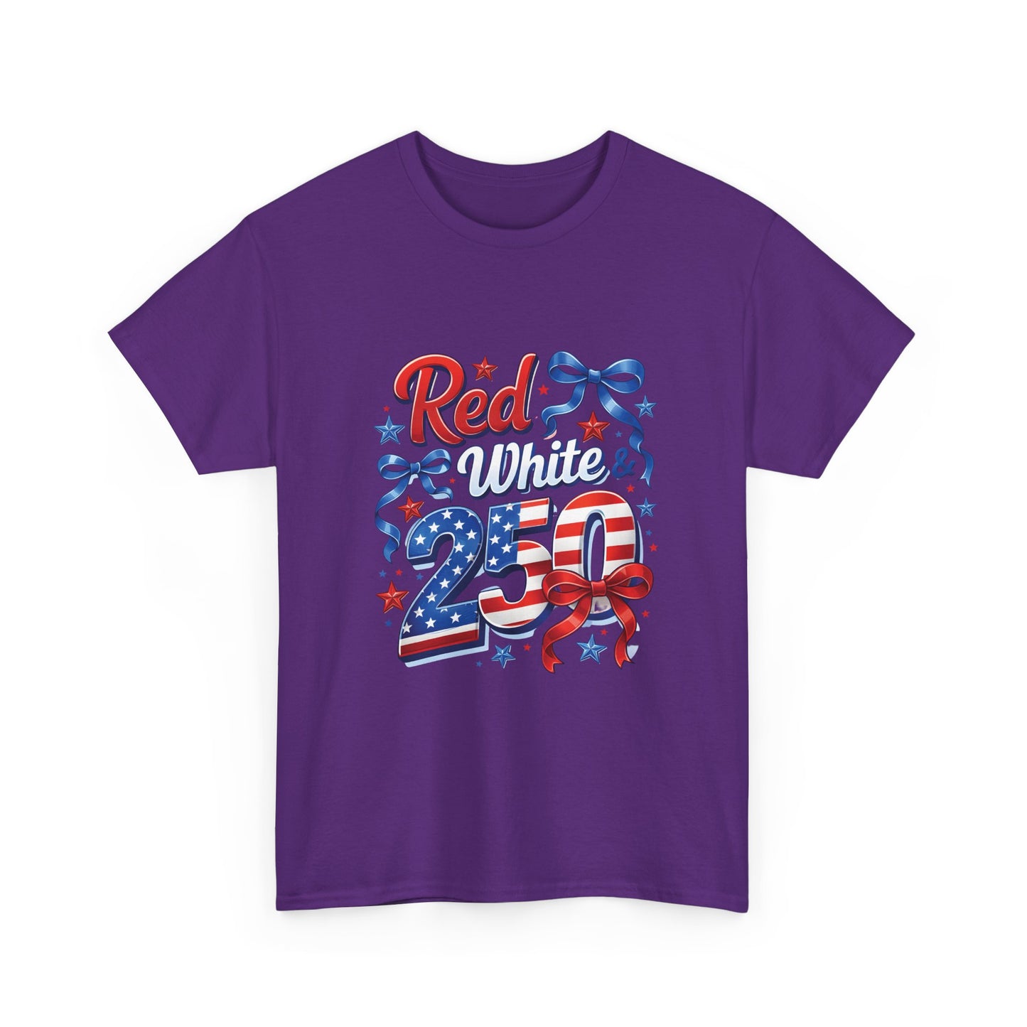Red White & Blue Patriotic T-Shirt — Fourth of July USA Flag Tee