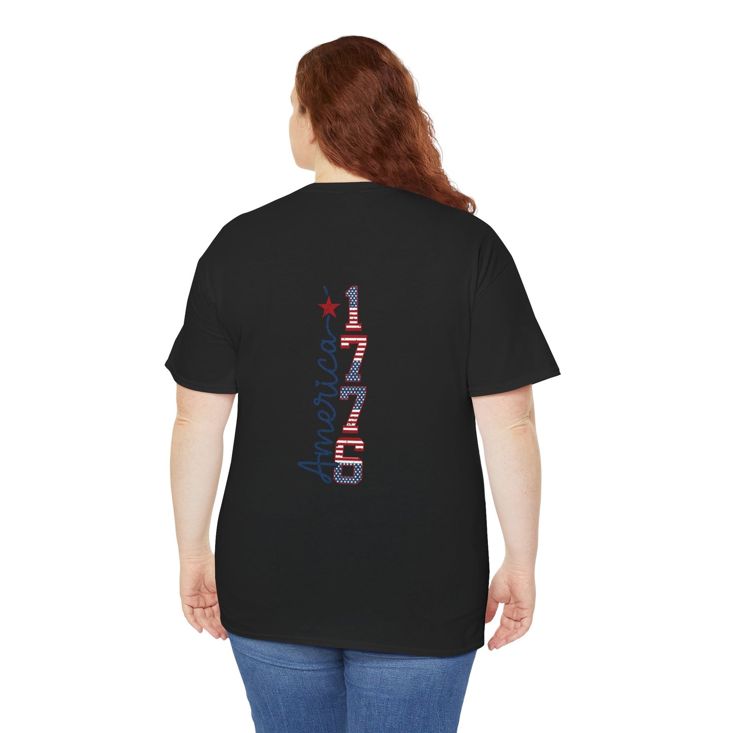 1976 Seventeen 'Land of the Free' Patriotic T‑Shirt