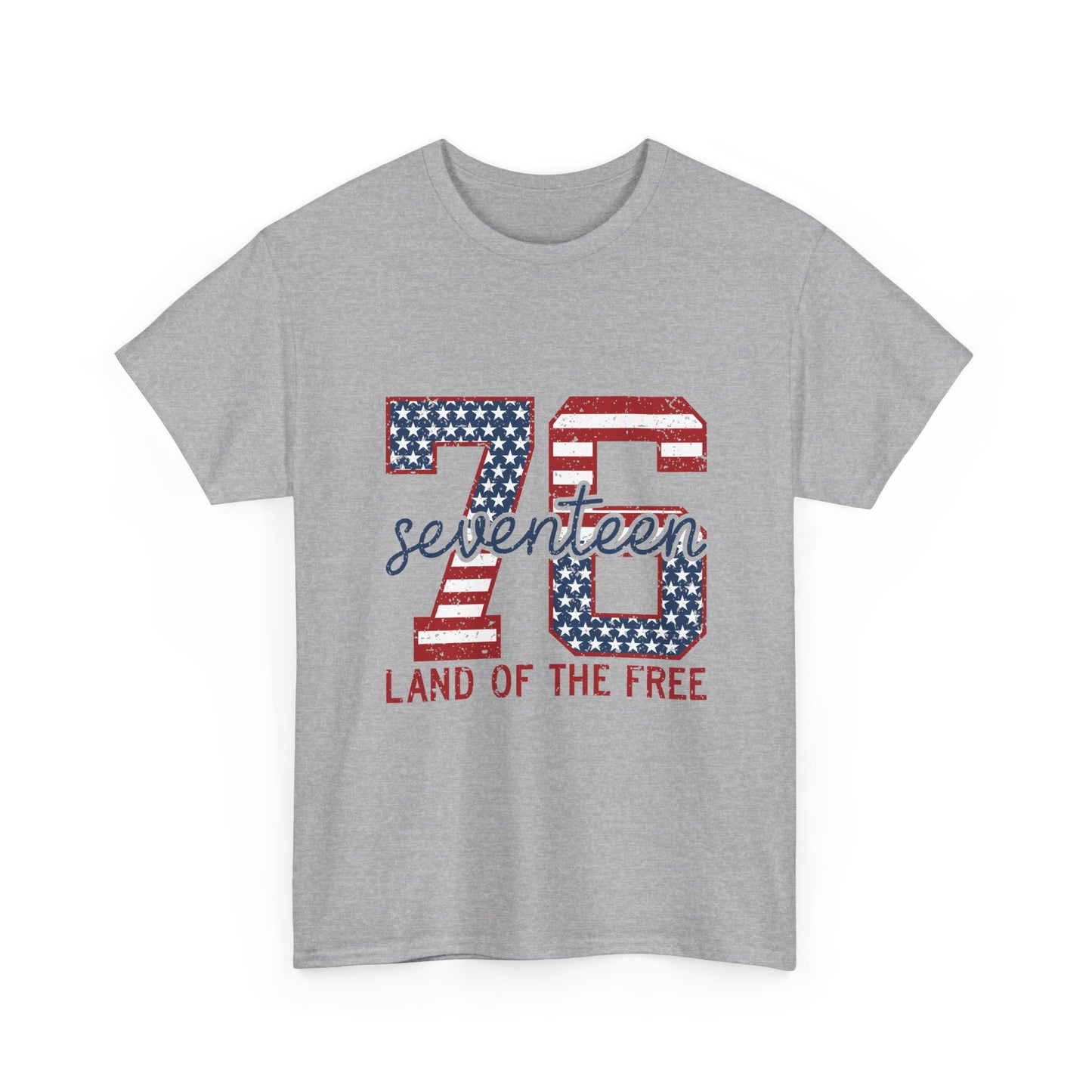 1976 Seventeen 'Land of the Free' Patriotic T‑Shirt