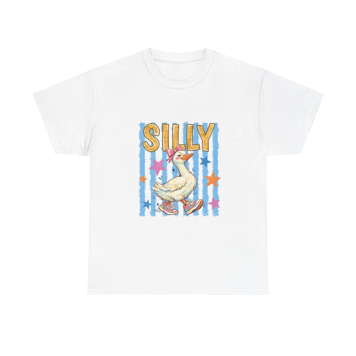 Silly Goose T-Shirt — Whimsical Vintage Duck Graphic Tee