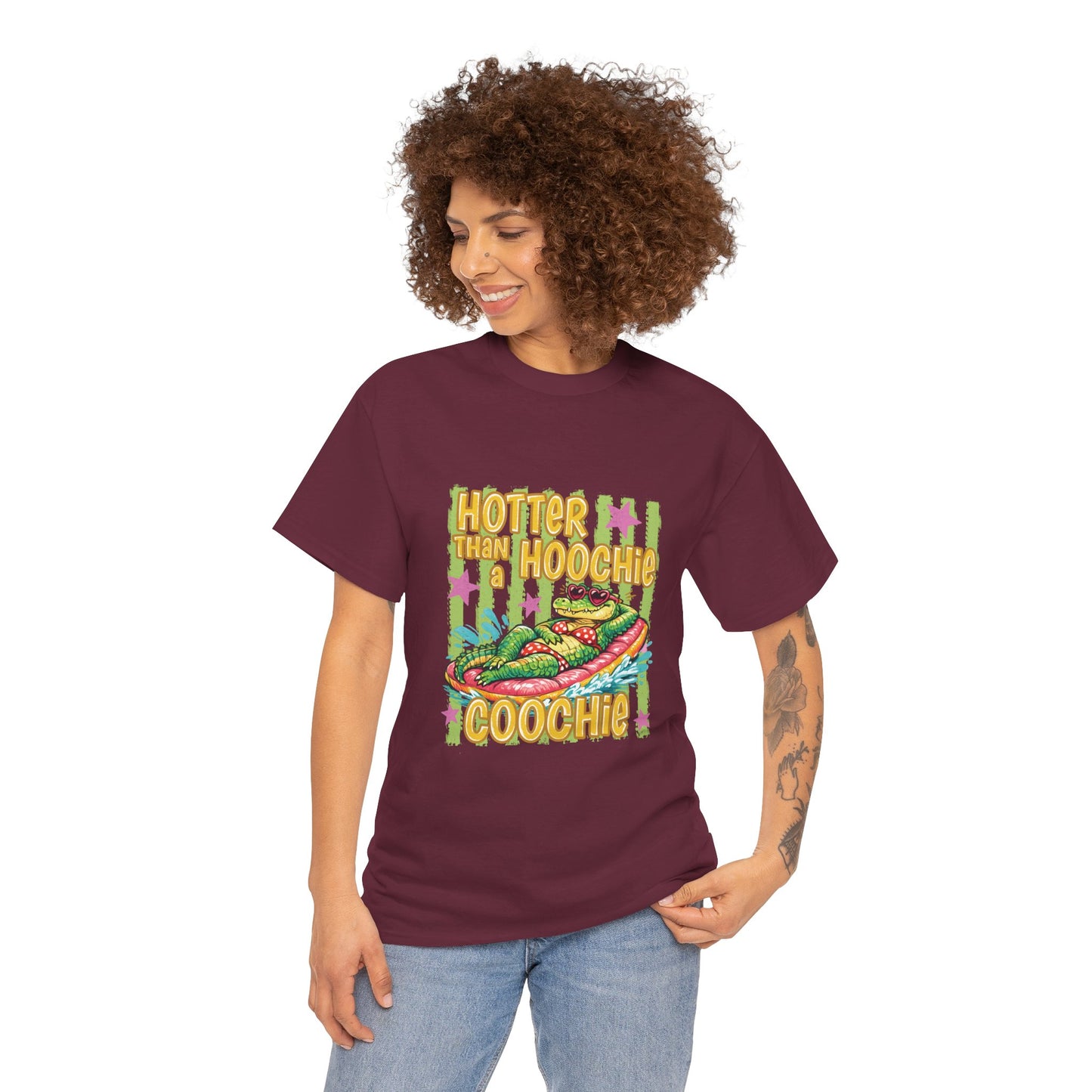 Hotter Than Hoochie Coochie T-Shirt — Retro Taco Graphic Tee