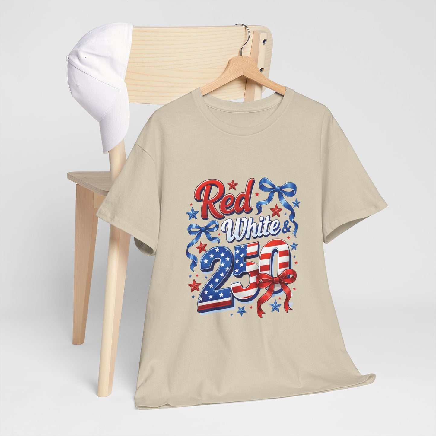 Red White & Blue Patriotic T-Shirt — Fourth of July USA Flag Tee