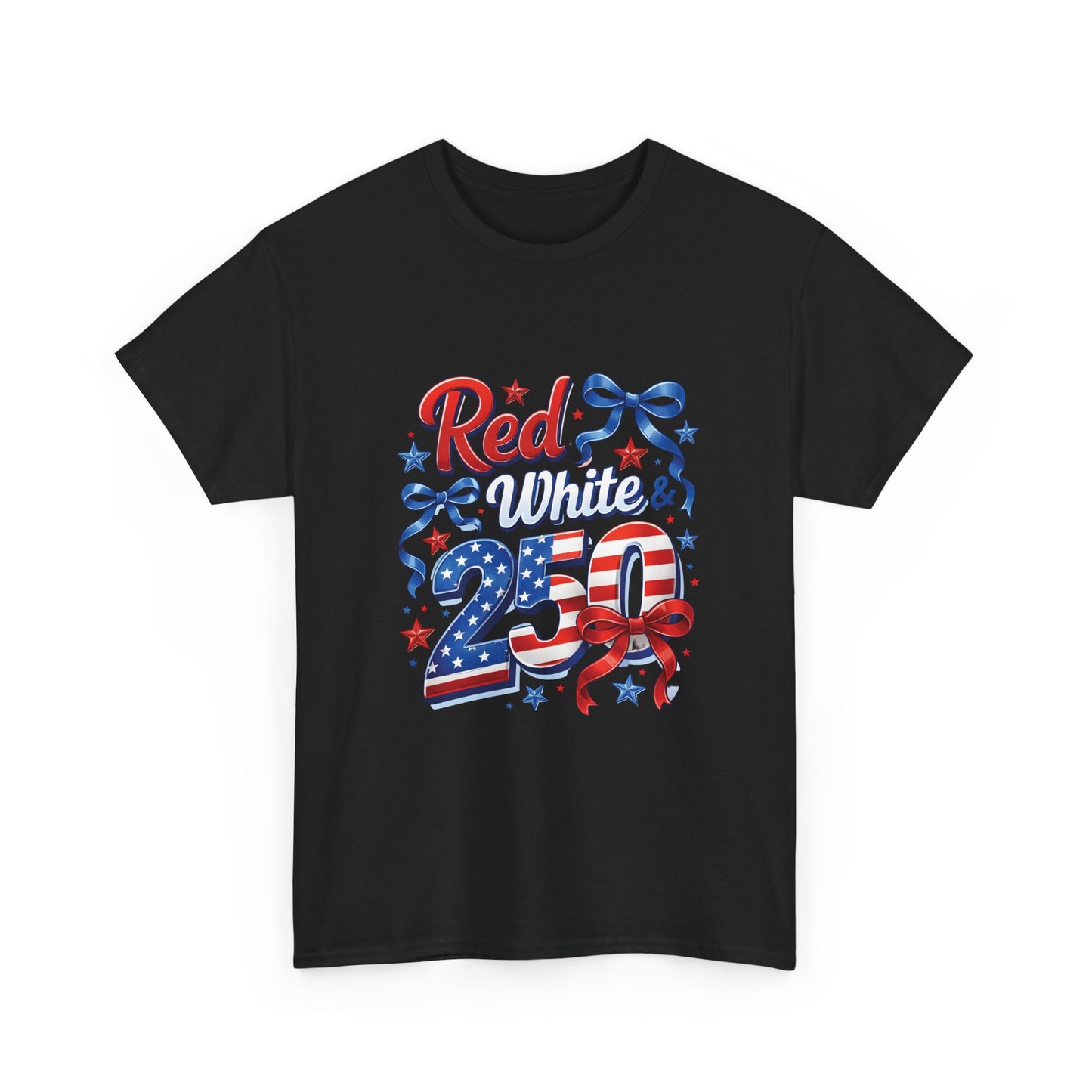 Red White & Blue Patriotic T-Shirt — Fourth of July USA Flag Tee