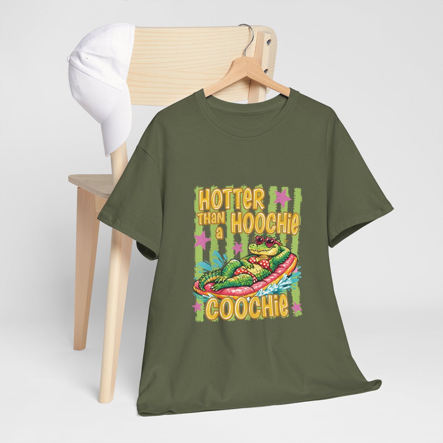 Hotter Than Hoochie Coochie T-Shirt — Retro Taco Graphic Tee