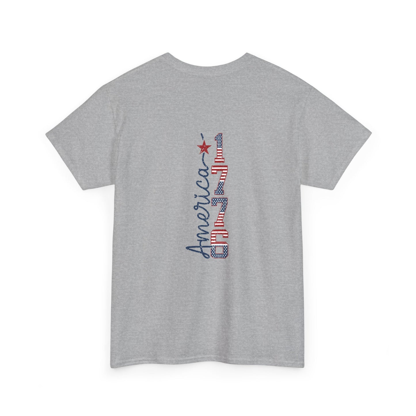 1976 Seventeen 'Land of the Free' Patriotic T‑Shirt