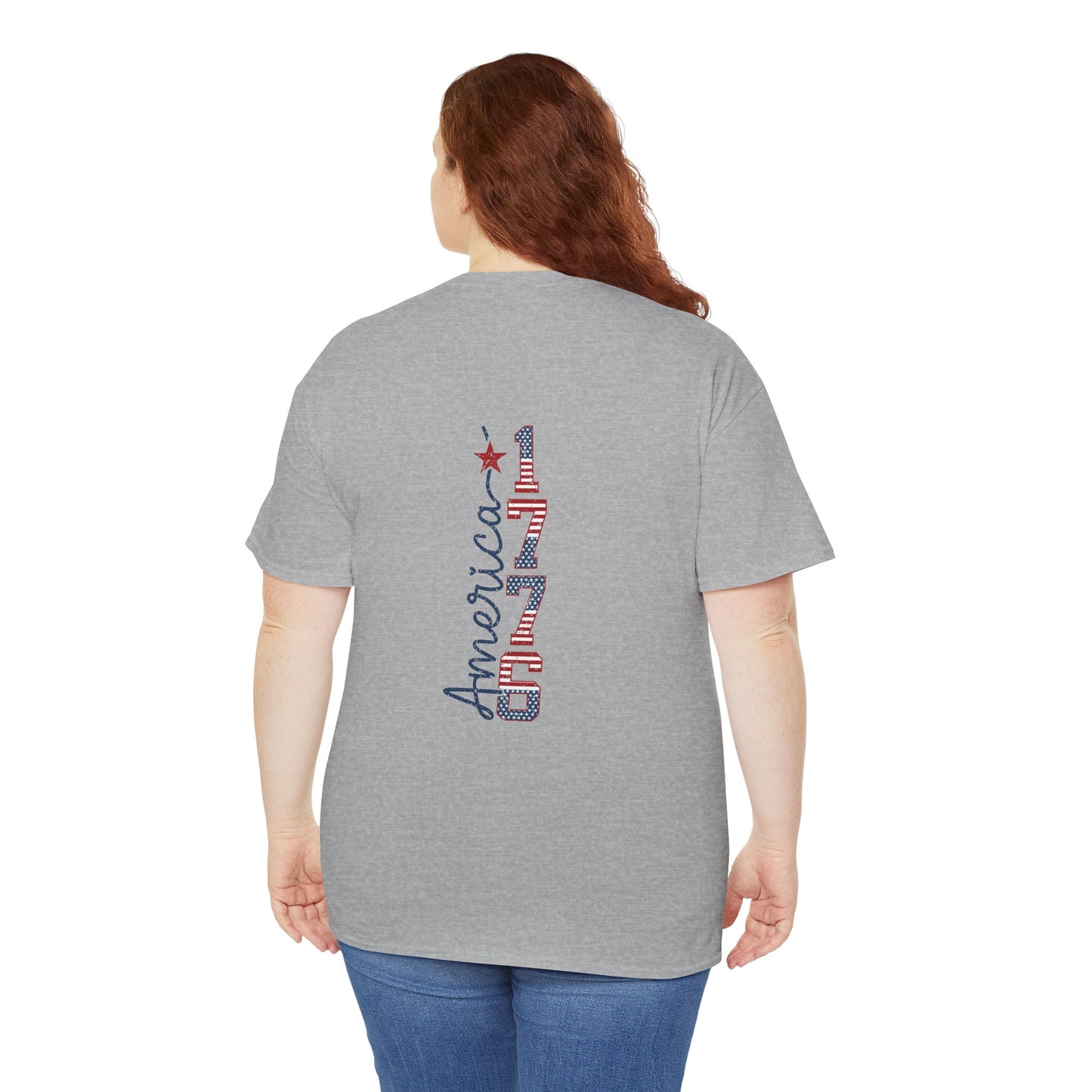 1976 Seventeen 'Land of the Free' Patriotic T‑Shirt