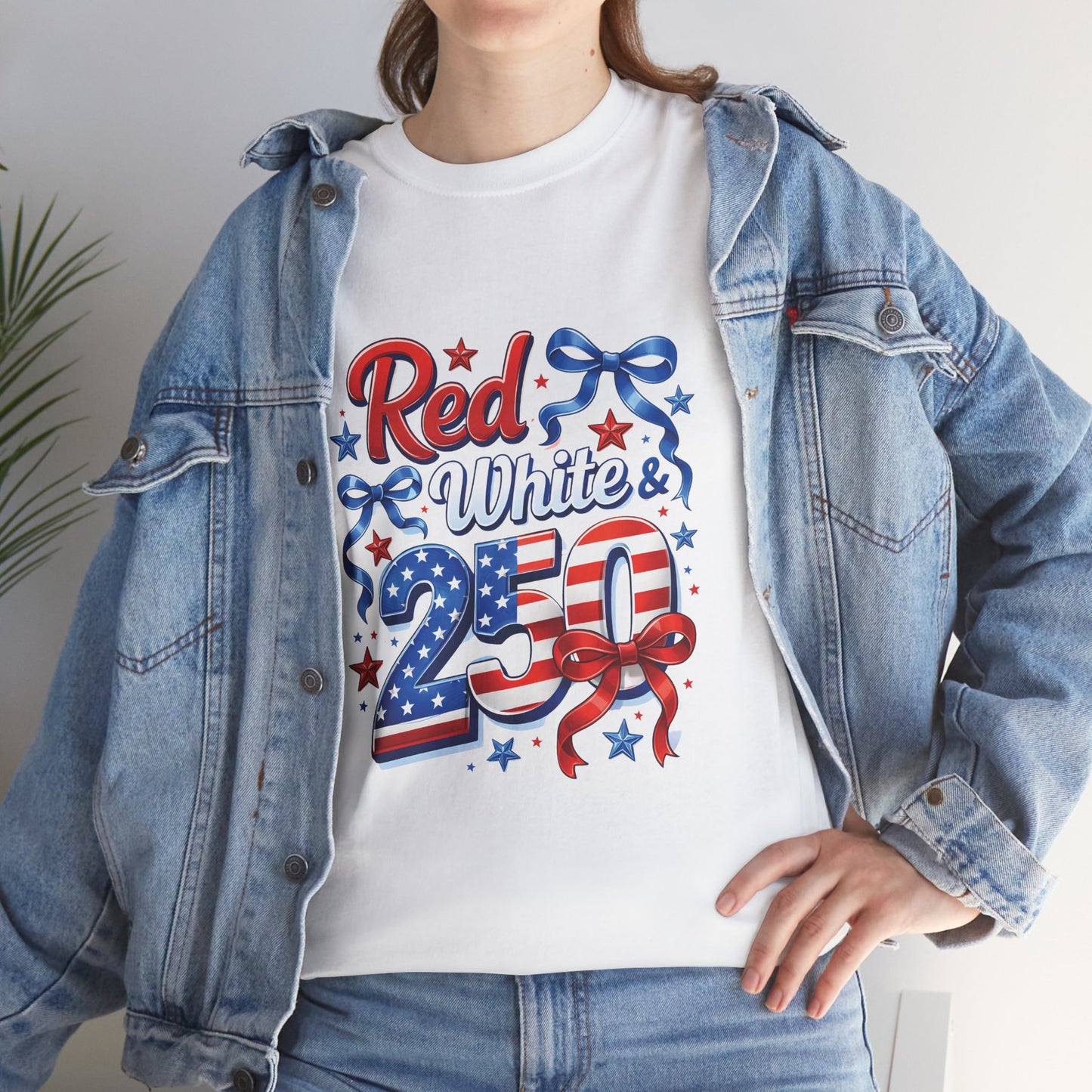 Red White & Blue Patriotic T-Shirt — Fourth of July USA Flag Tee