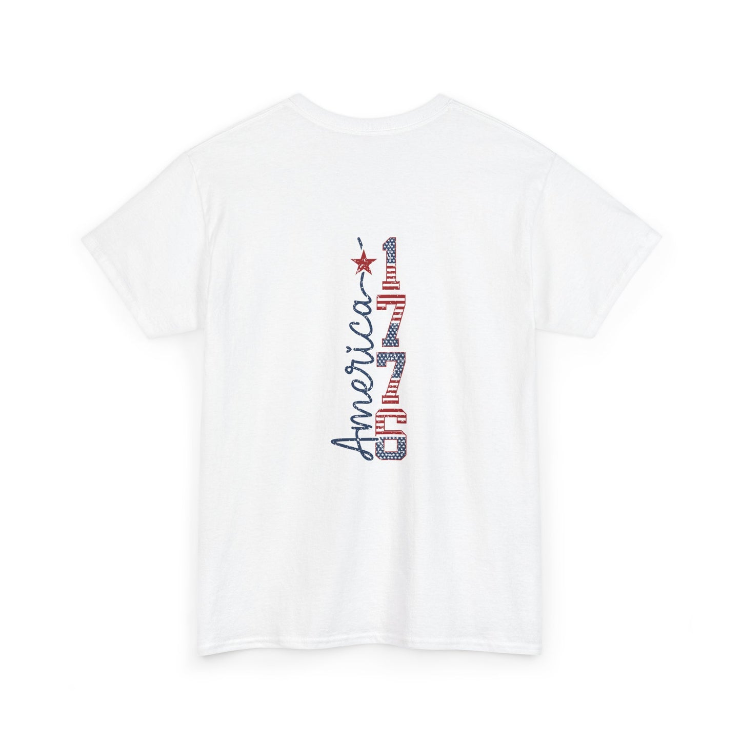 1976 Seventeen 'Land of the Free' Patriotic T‑Shirt