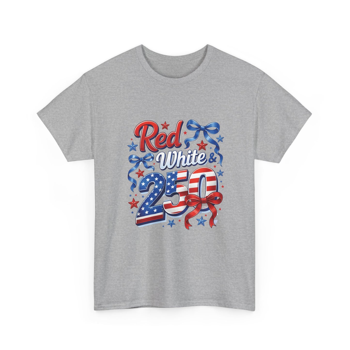 Red White & Blue Patriotic T-Shirt — Fourth of July USA Flag Tee