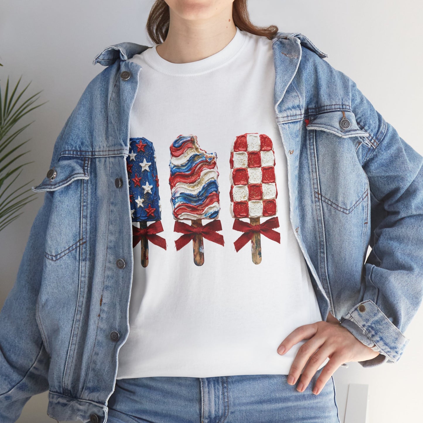 Patriotic Popsicle Tee — American Flag Ice Cream 4th of July T-Shirt