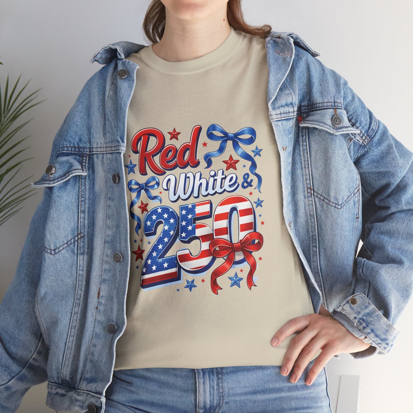 Red White & Blue Patriotic T-Shirt — Fourth of July USA Flag Tee