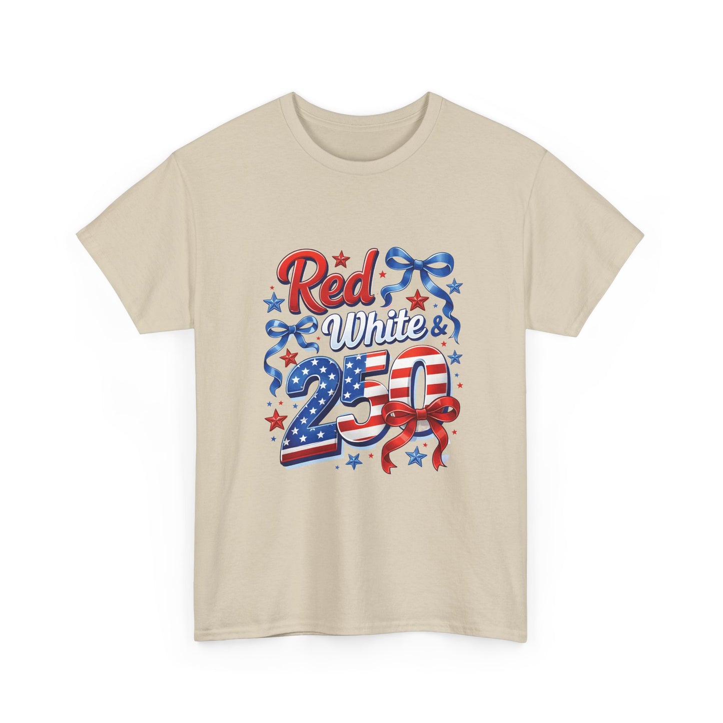 Red White & Blue Patriotic T-Shirt — Fourth of July USA Flag Tee