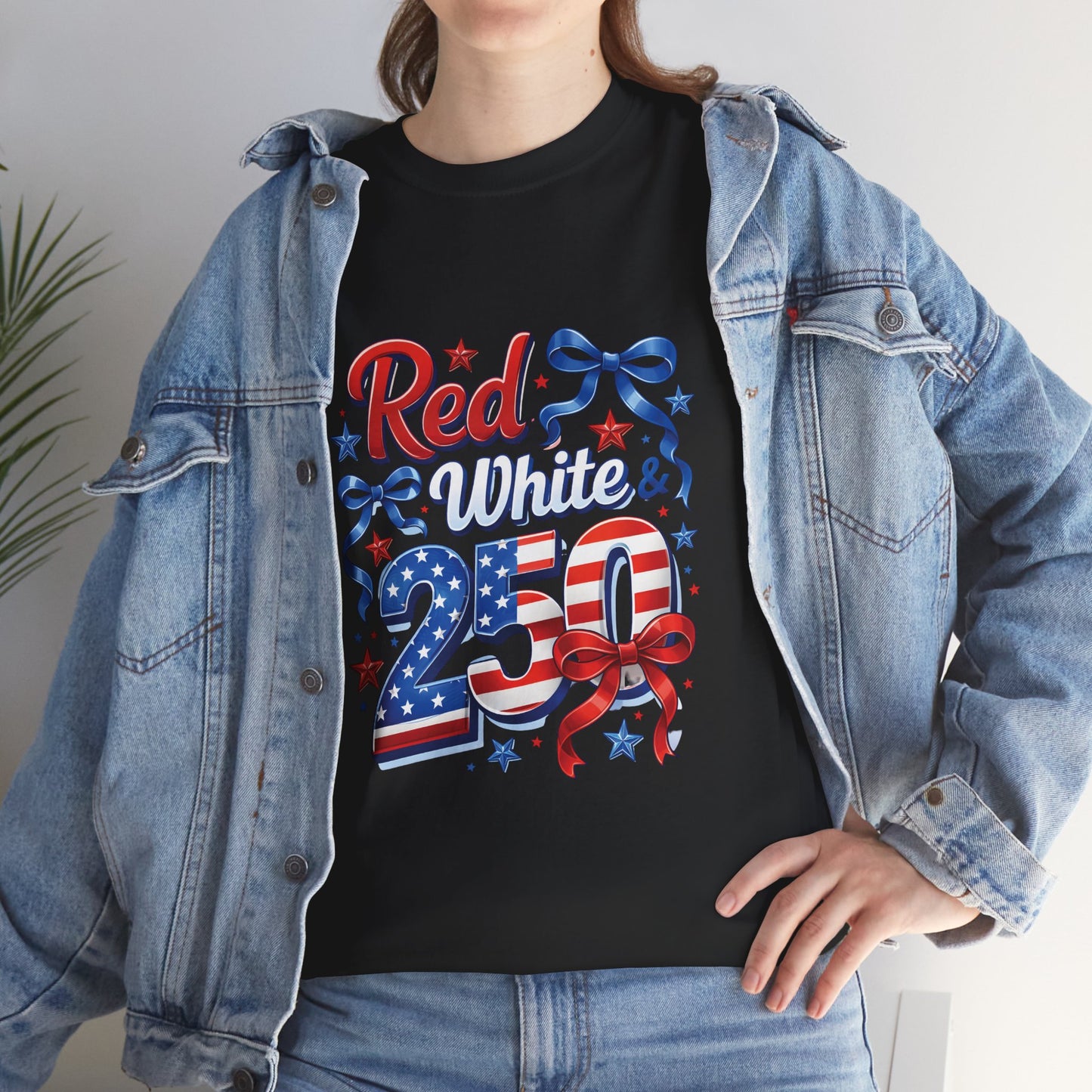 Red White & Blue Patriotic T-Shirt — Fourth of July USA Flag Tee