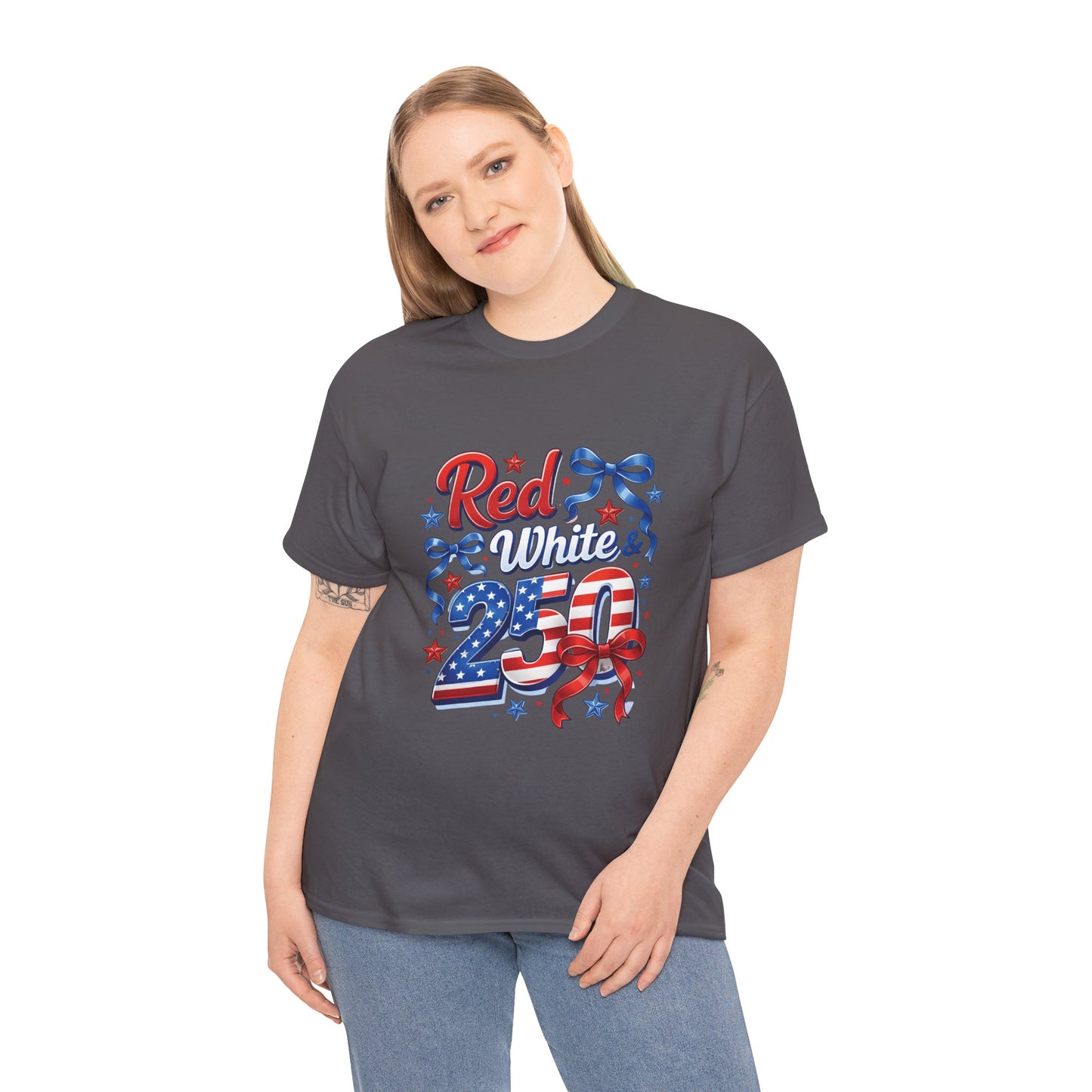 Red White & Blue Patriotic T-Shirt — Fourth of July USA Flag Tee