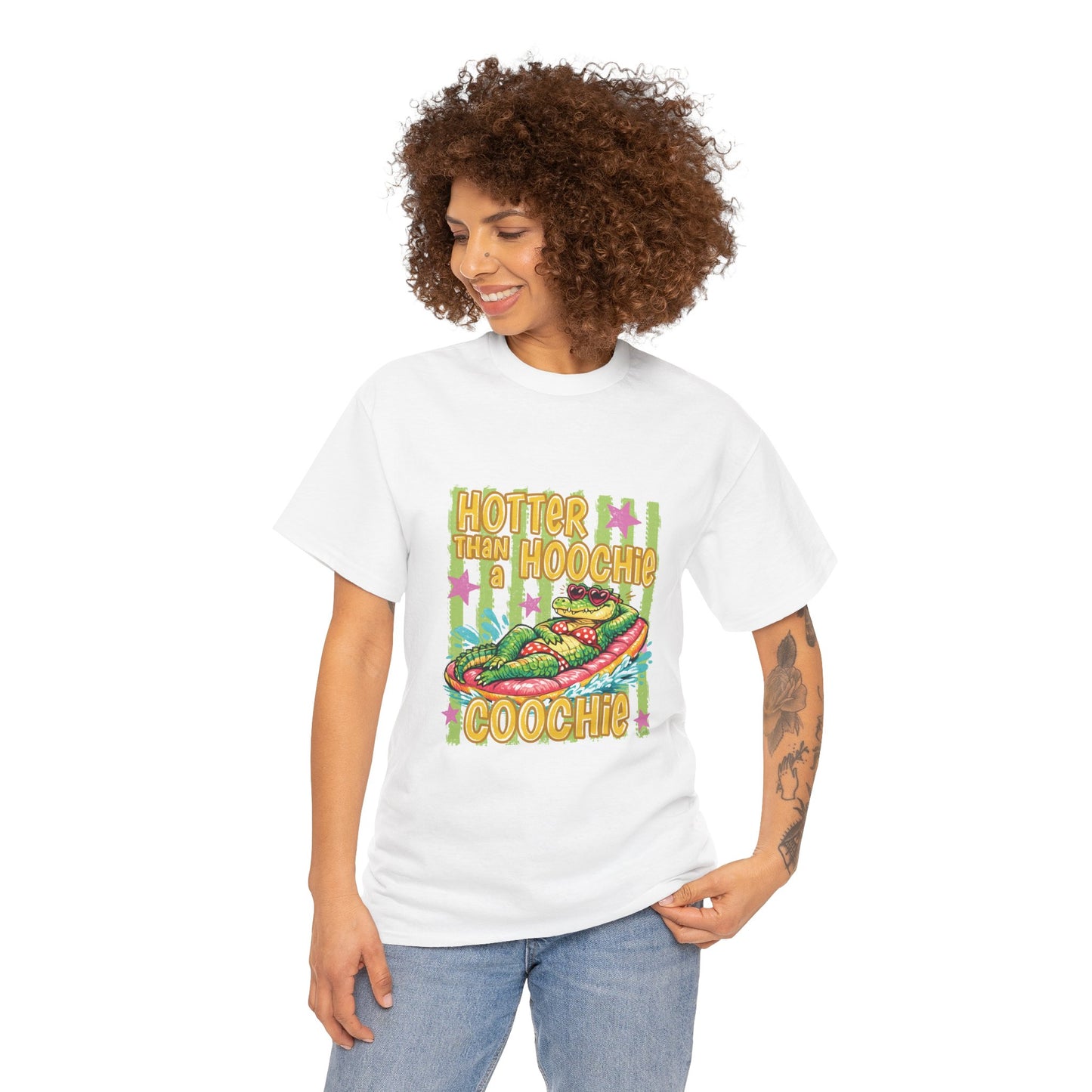 Hotter Than Hoochie Coochie T-Shirt — Retro Taco Graphic Tee