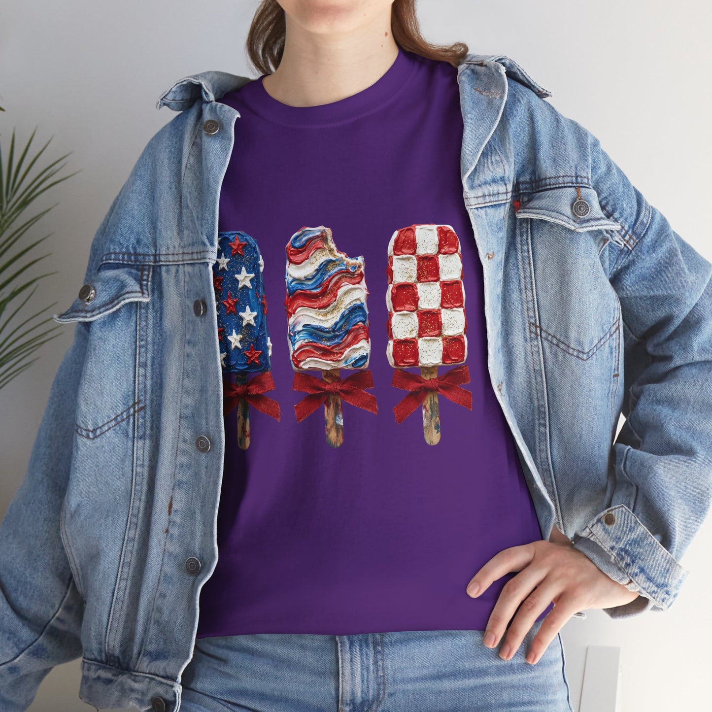Patriotic Popsicle Tee — American Flag Ice Cream 4th of July T-Shirt