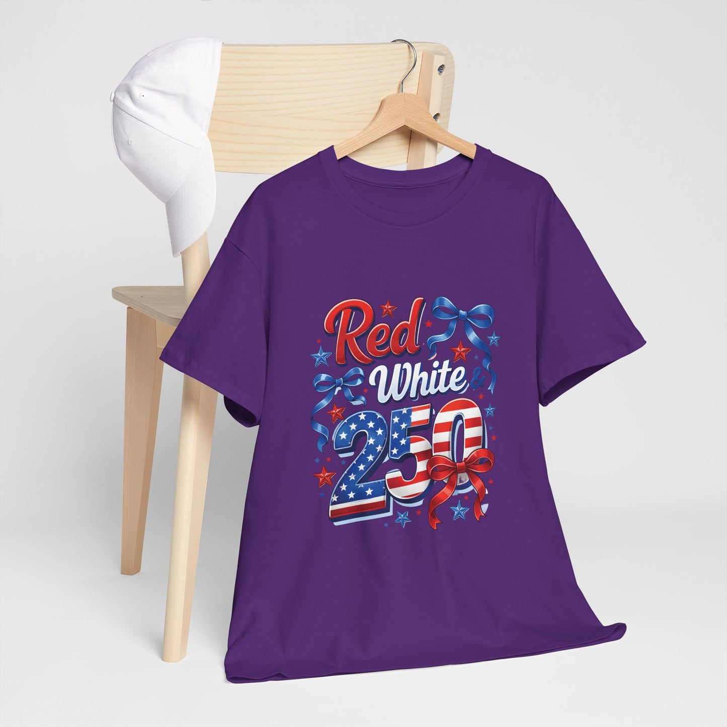 Red White & Blue Patriotic T-Shirt — Fourth of July USA Flag Tee
