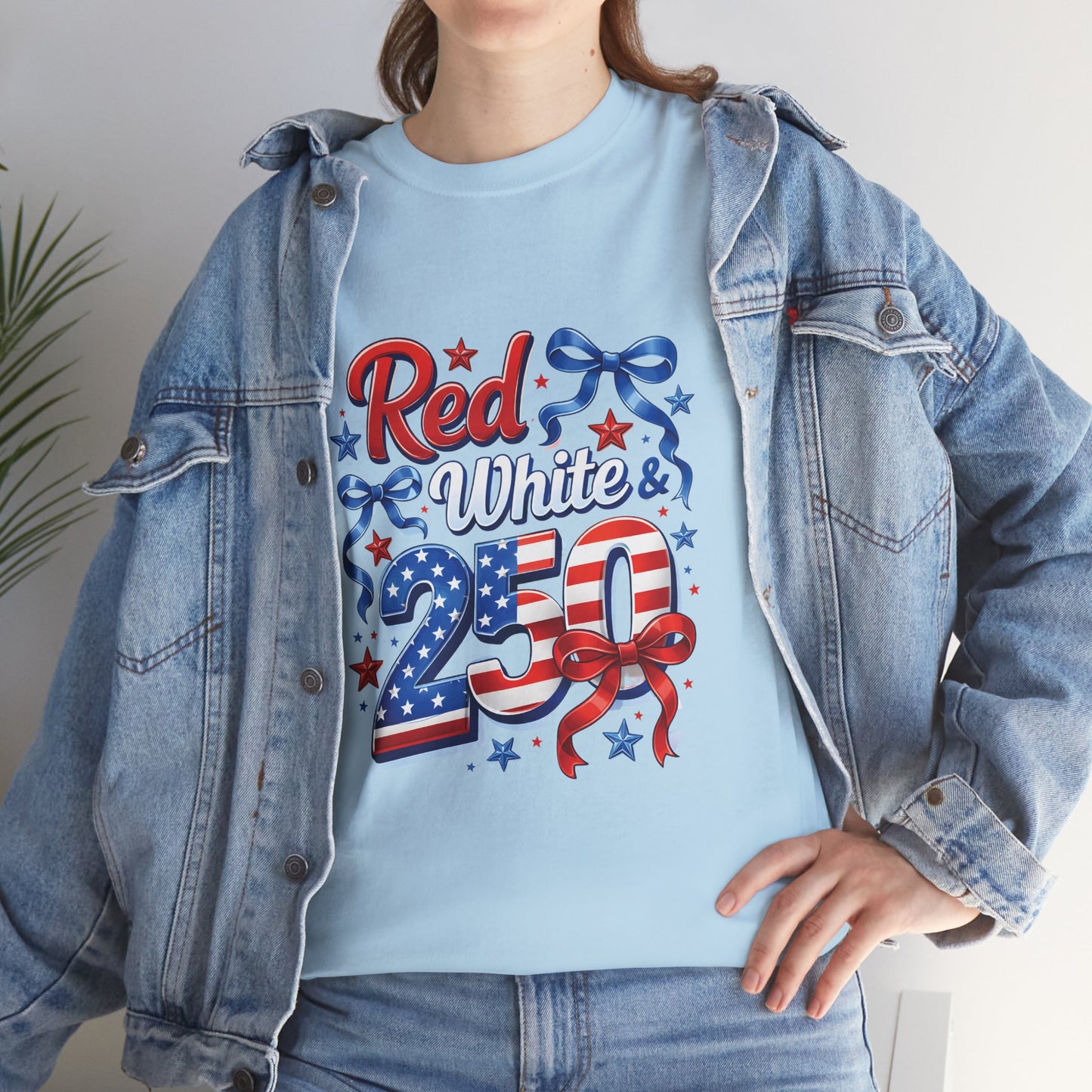 Red White & Blue Patriotic T-Shirt — Fourth of July USA Flag Tee