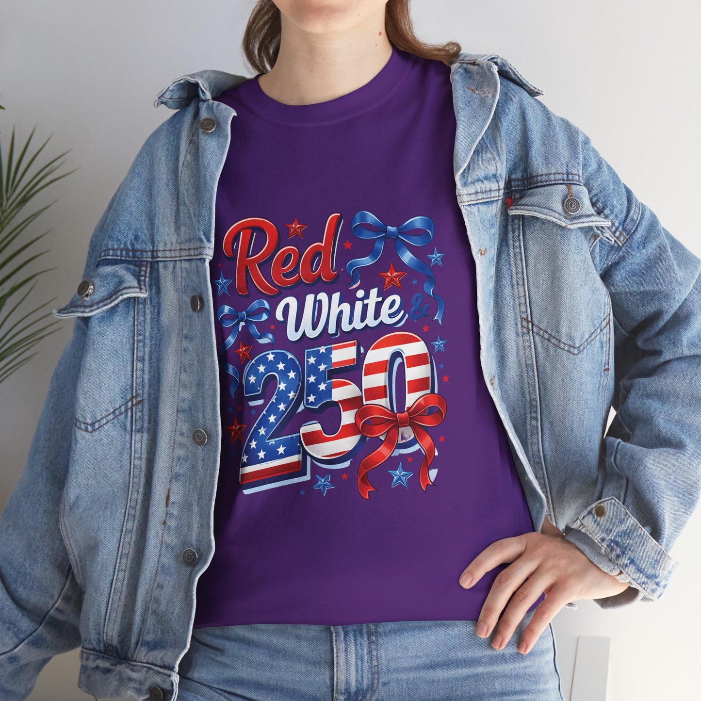 Red White & Blue Patriotic T-Shirt — Fourth of July USA Flag Tee