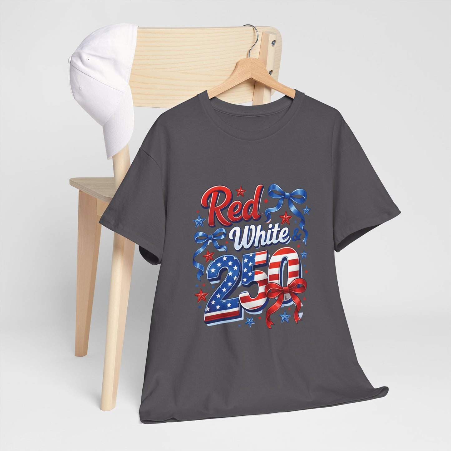 Red White & Blue Patriotic T-Shirt — Fourth of July USA Flag Tee