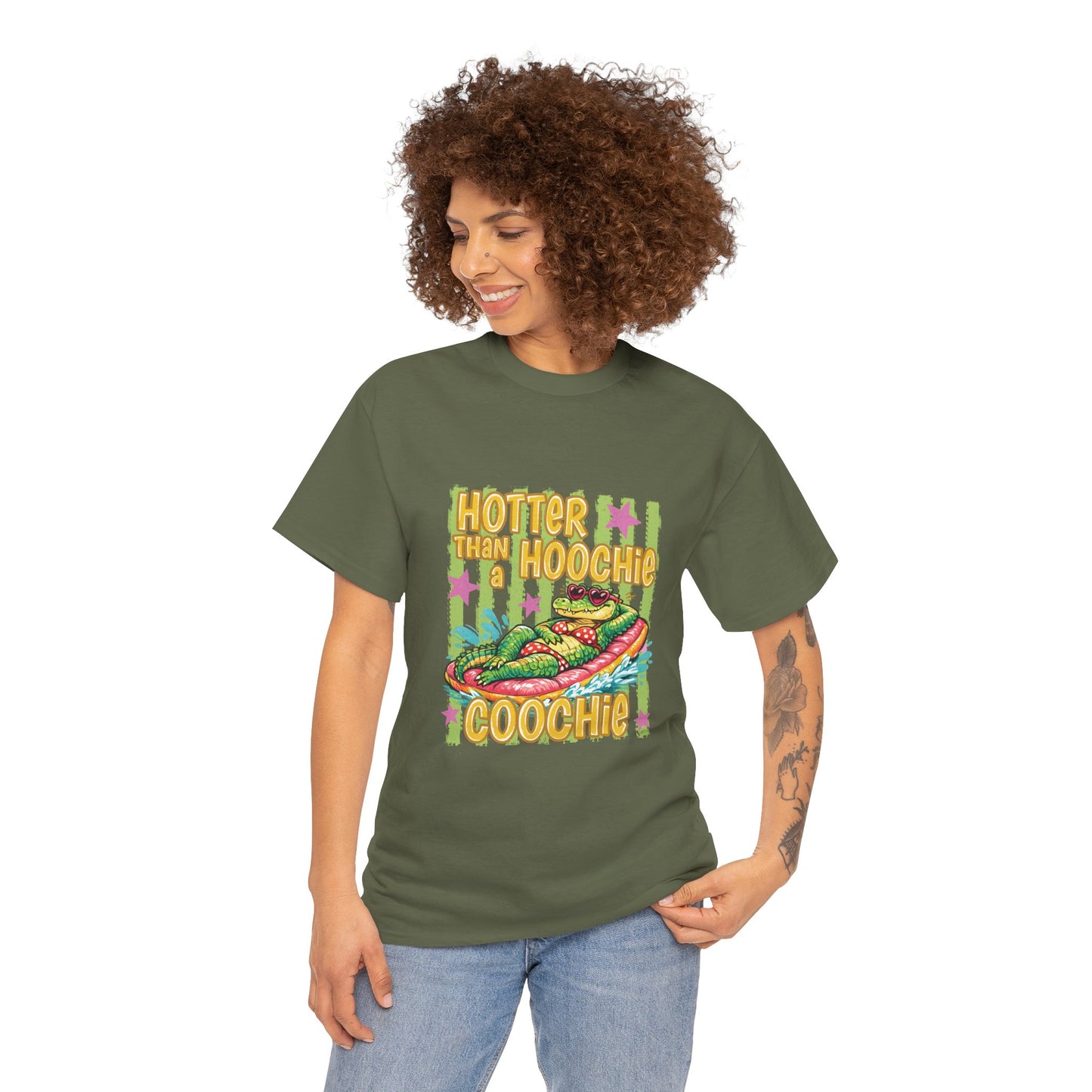 Hotter Than Hoochie Coochie T-Shirt — Retro Taco Graphic Tee