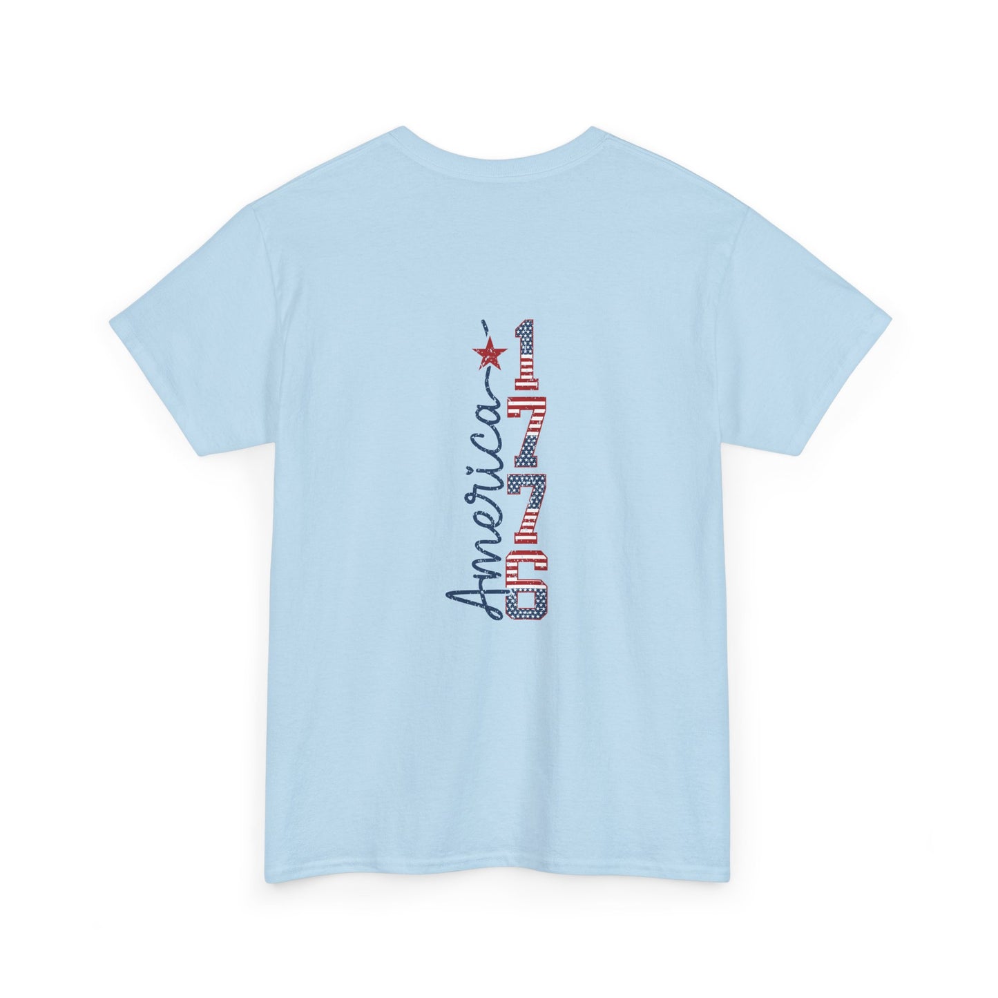 1976 Seventeen 'Land of the Free' Patriotic T‑Shirt