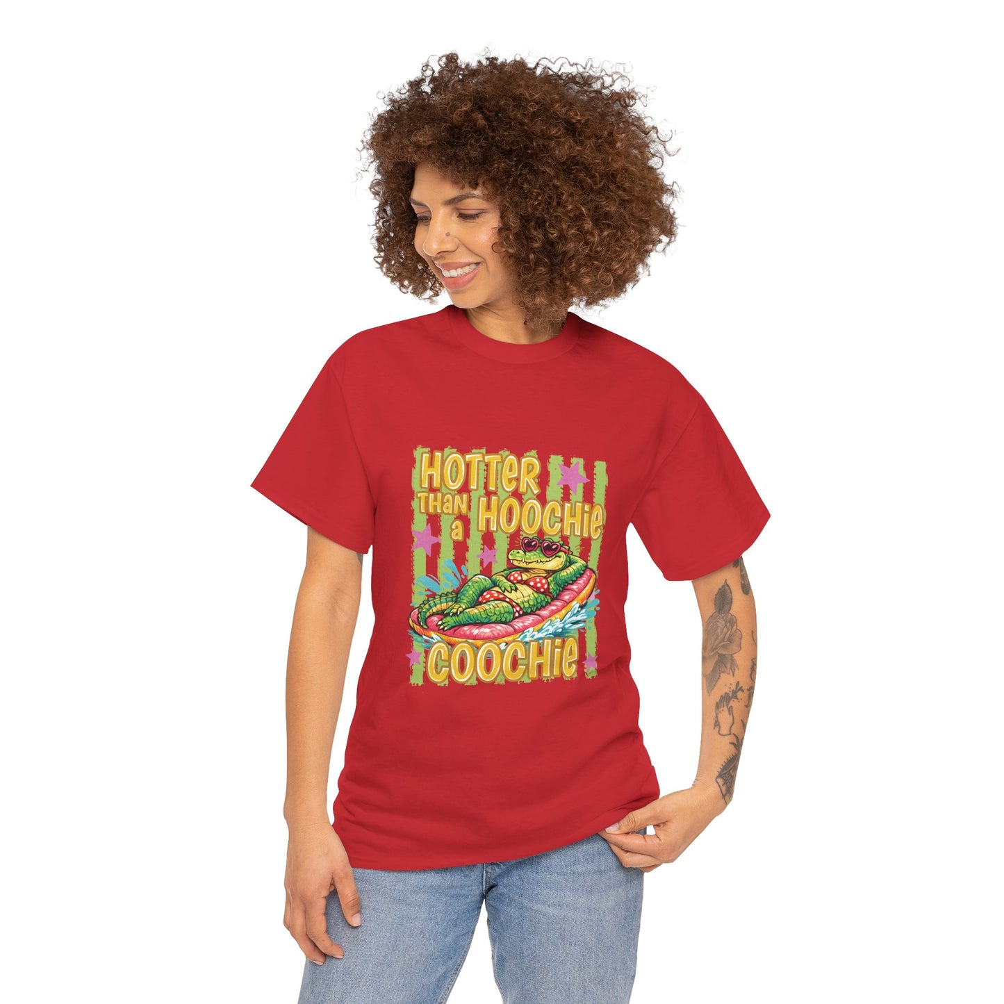 Hotter Than Hoochie Coochie T-Shirt — Retro Taco Graphic Tee