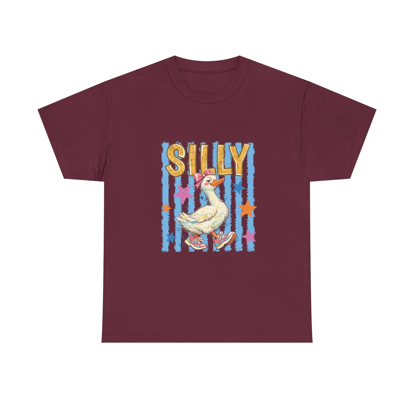 Silly Goose T-Shirt — Whimsical Vintage Duck Graphic Tee