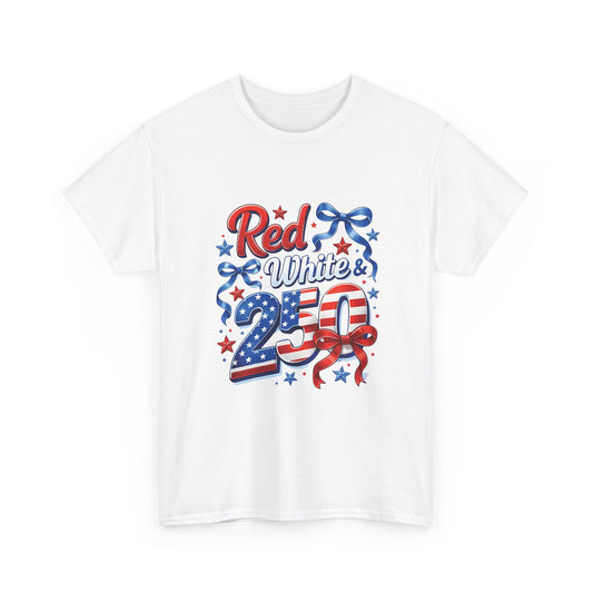 Red White & Blue Patriotic T-Shirt — Fourth of July USA Flag Tee