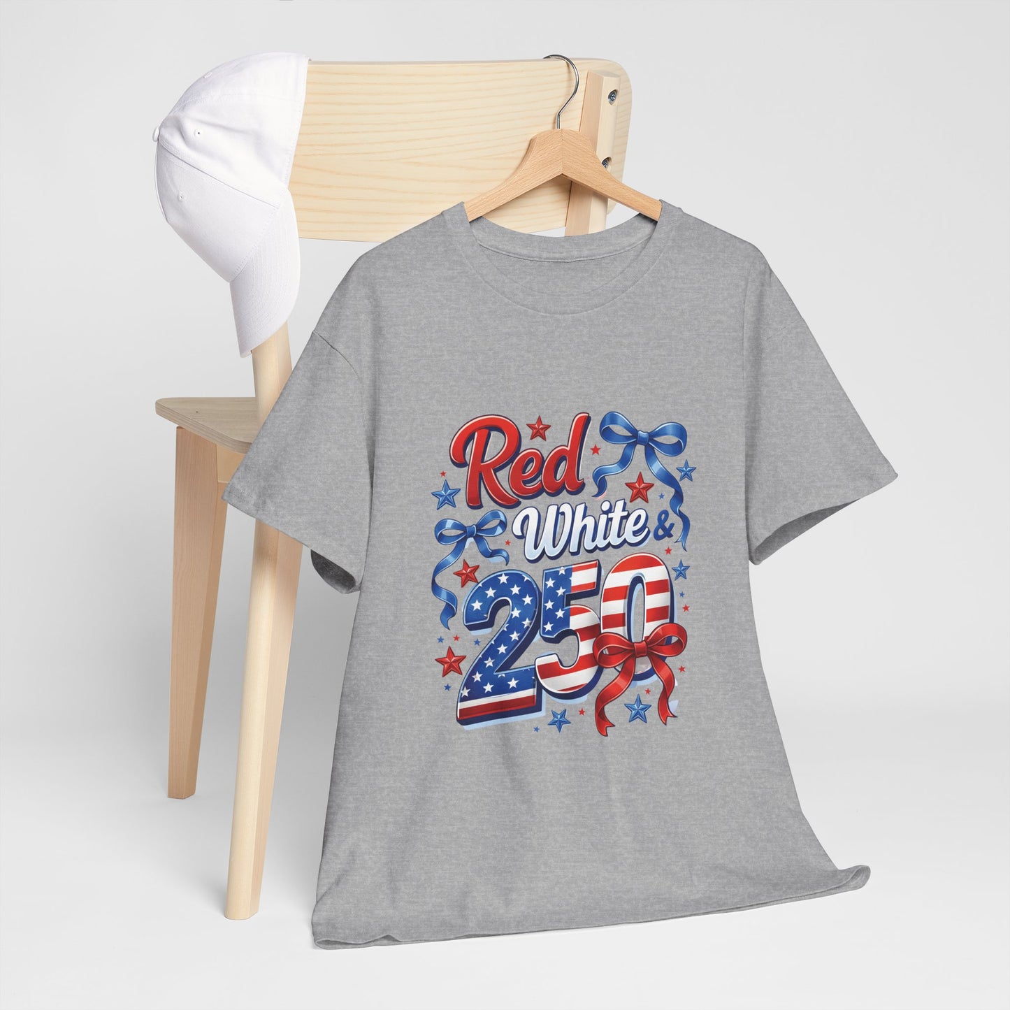Red White & Blue Patriotic T-Shirt — Fourth of July USA Flag Tee