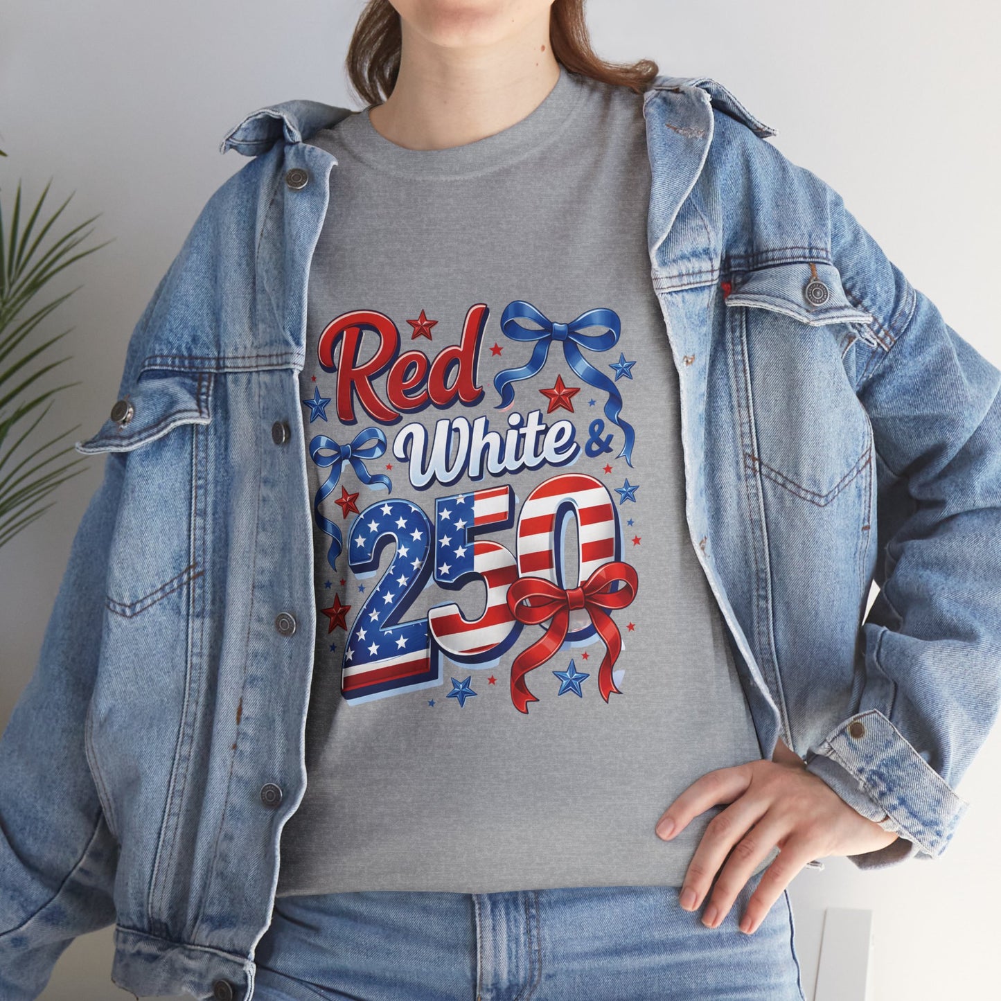 Red White & Blue Patriotic T-Shirt — Fourth of July USA Flag Tee