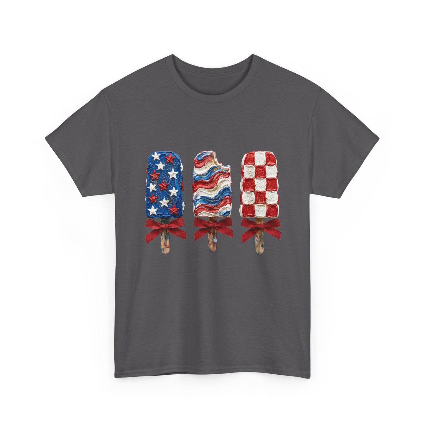 Patriotic Popsicle Tee — American Flag Ice Cream 4th of July T-Shirt