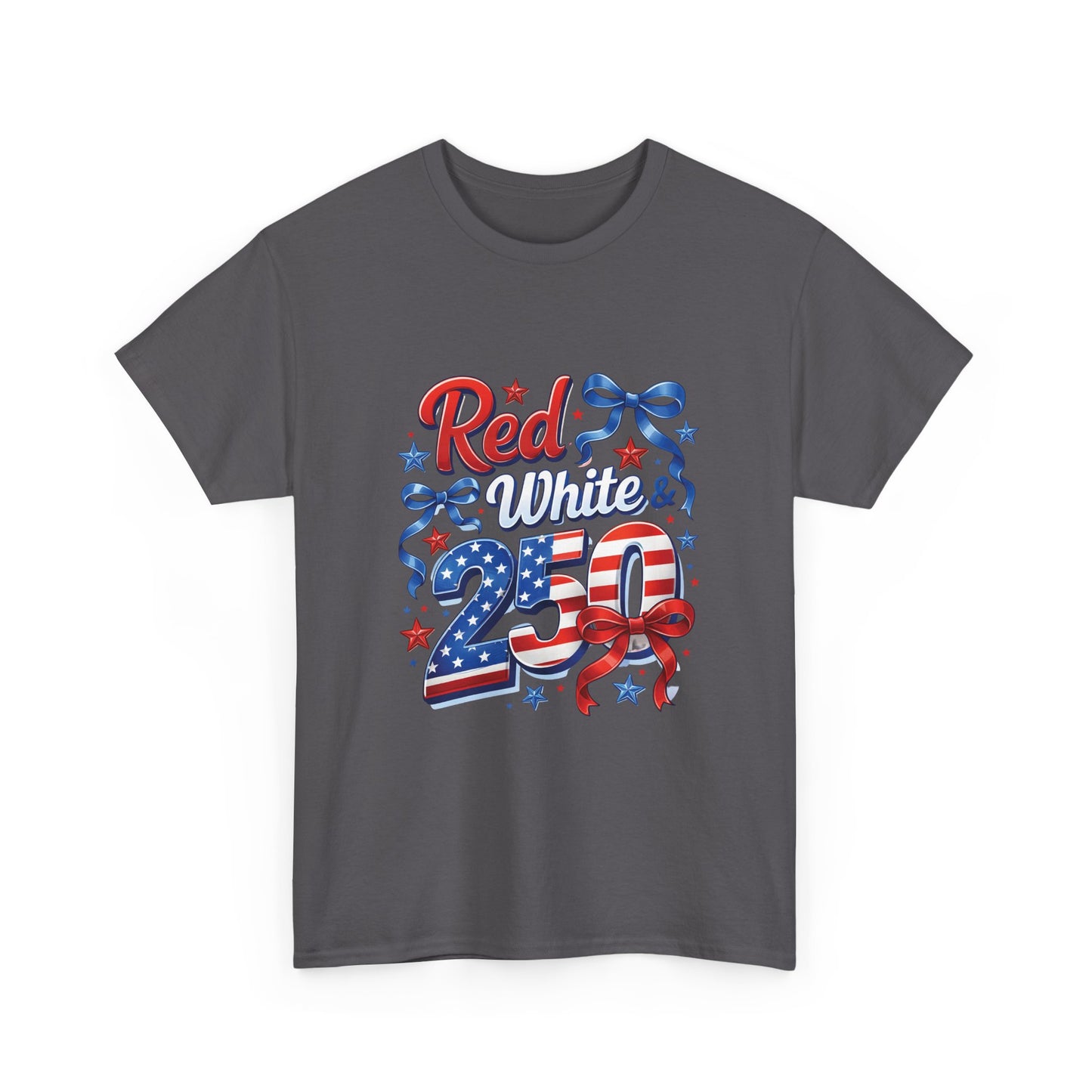 Red White & Blue Patriotic T-Shirt — Fourth of July USA Flag Tee