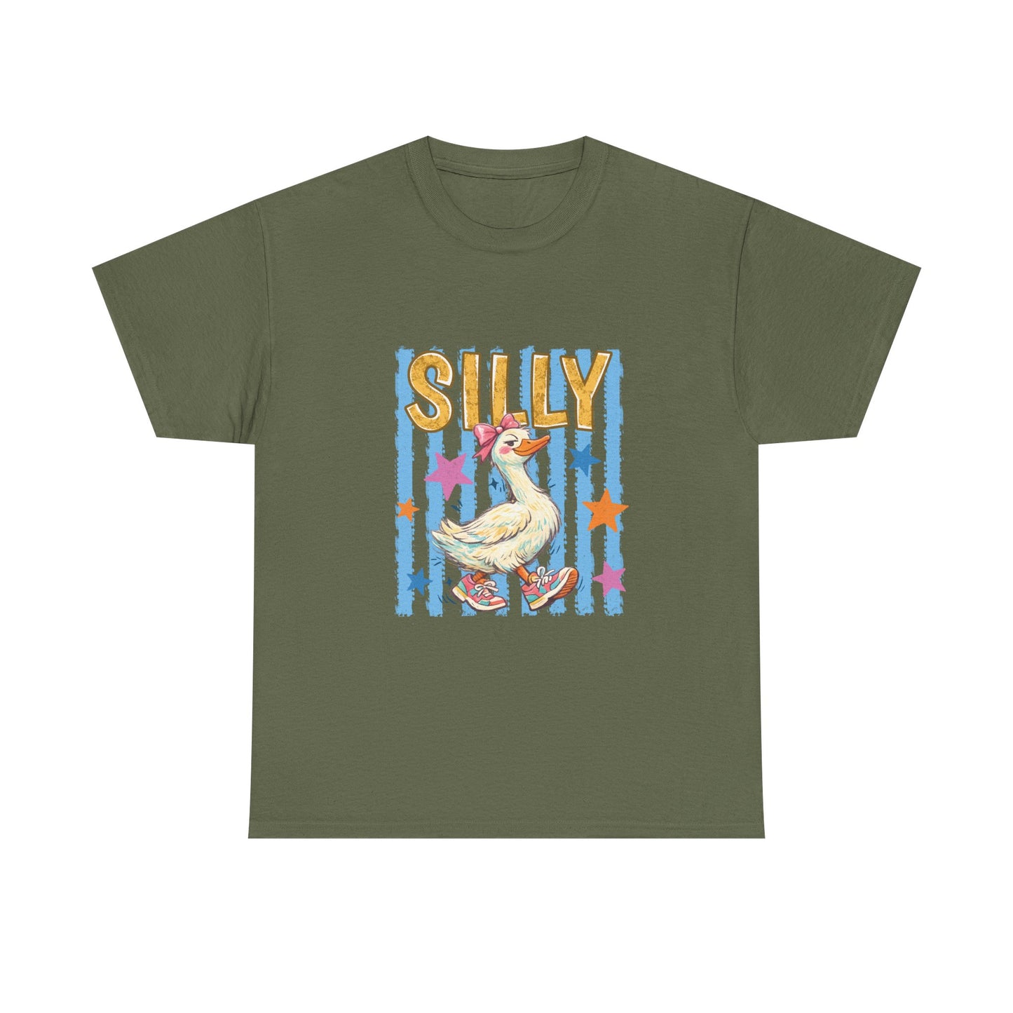 Silly Goose T-Shirt — Whimsical Vintage Duck Graphic Tee