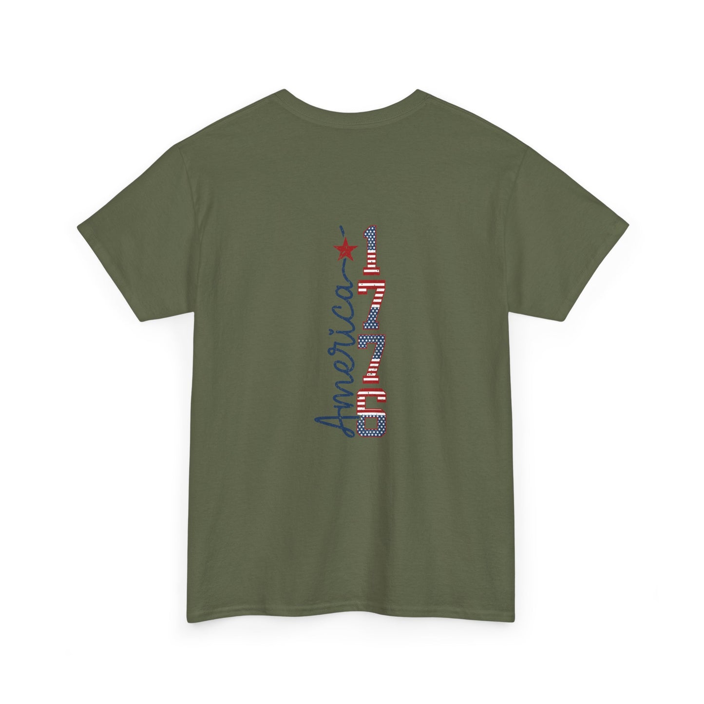 1976 Seventeen 'Land of the Free' Patriotic T‑Shirt