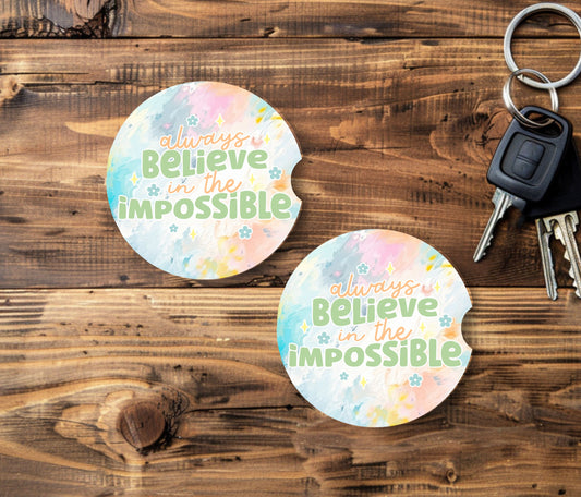 Positive Car Coasters - 2 pack