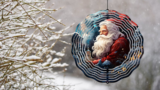 8" Christmas/Winter Wind Spinners