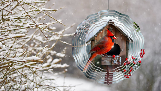 8" Christmas/Winter Wind Spinners