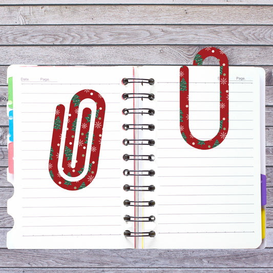 Christmas Jumbo Paperclip Bookmark