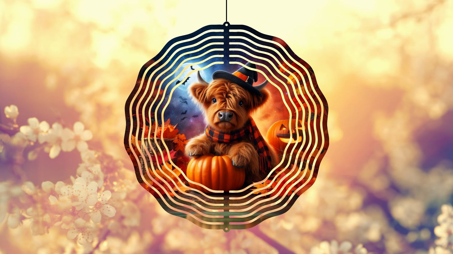 8" Halloween Wind Spinners