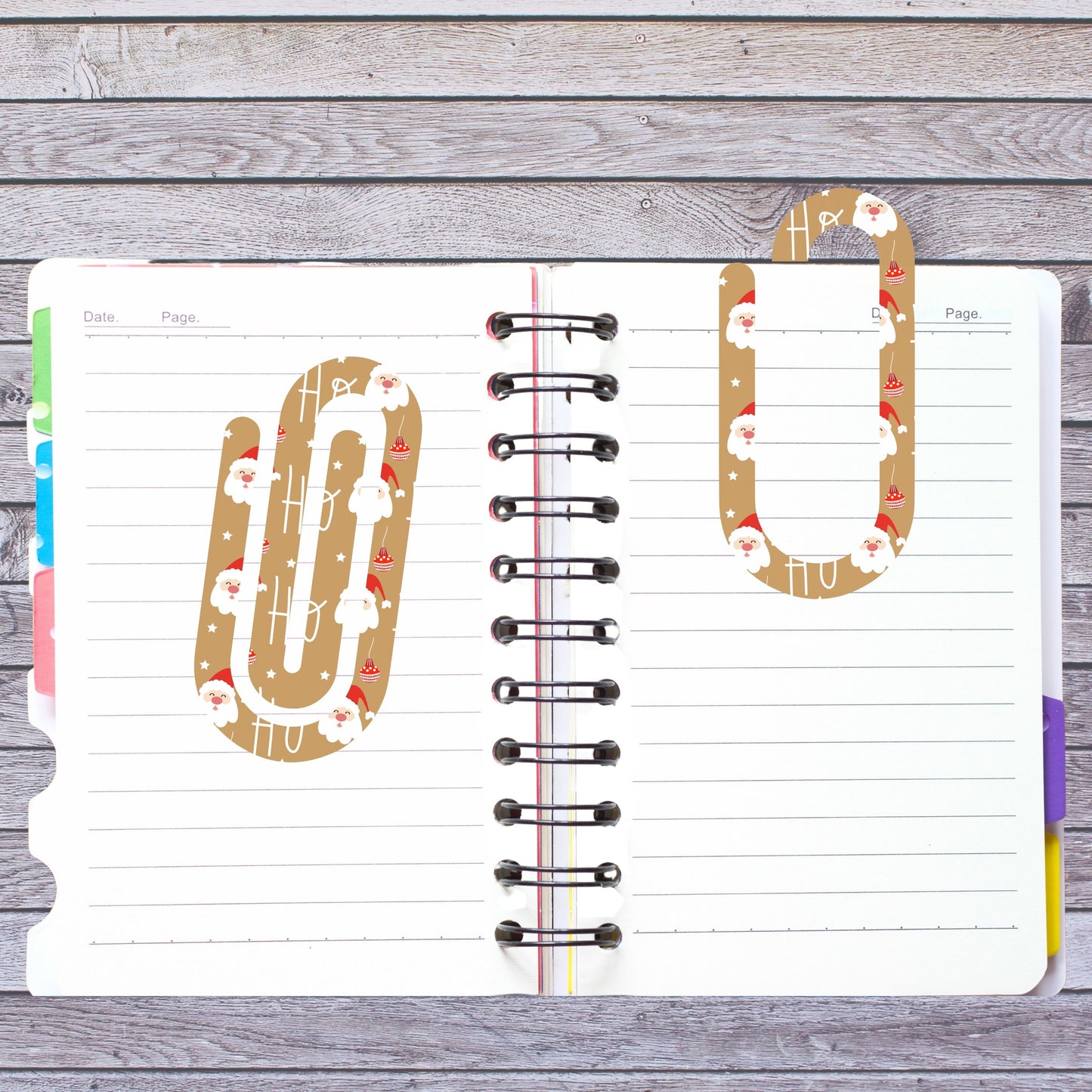 Christmas Jumbo Paperclip Bookmark