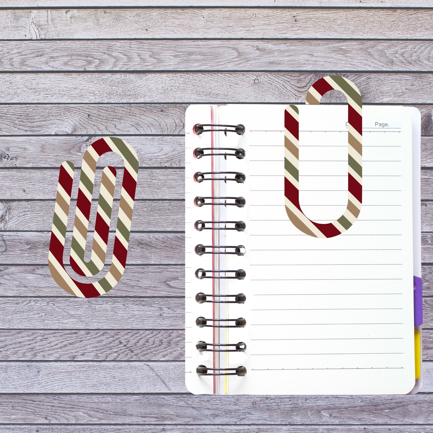 Christmas Jumbo Paperclip Bookmark