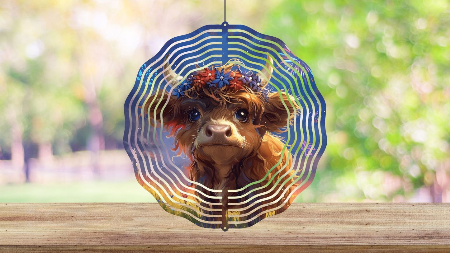 8" Patriotic Wind Spinners