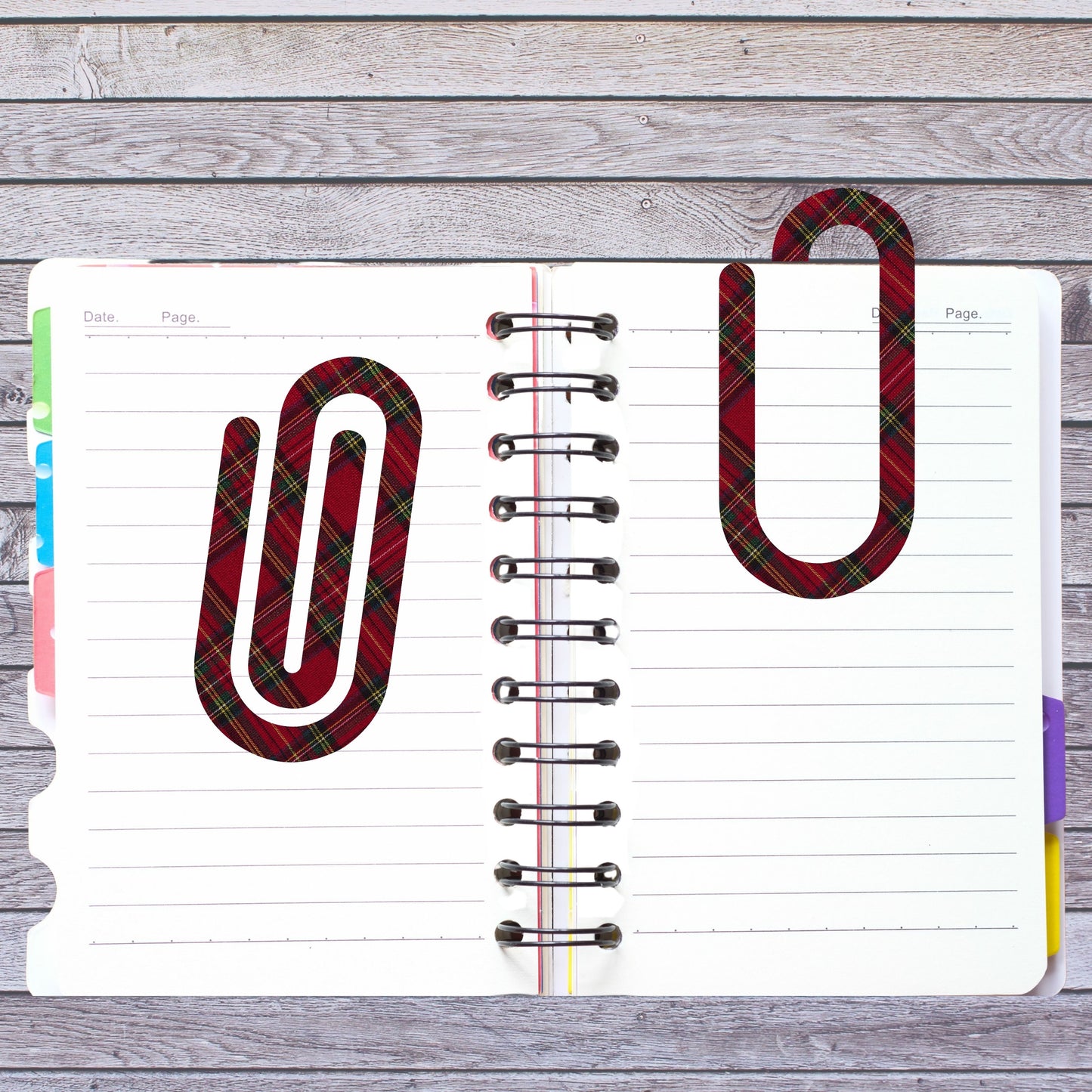 Christmas Jumbo Paperclip Bookmark